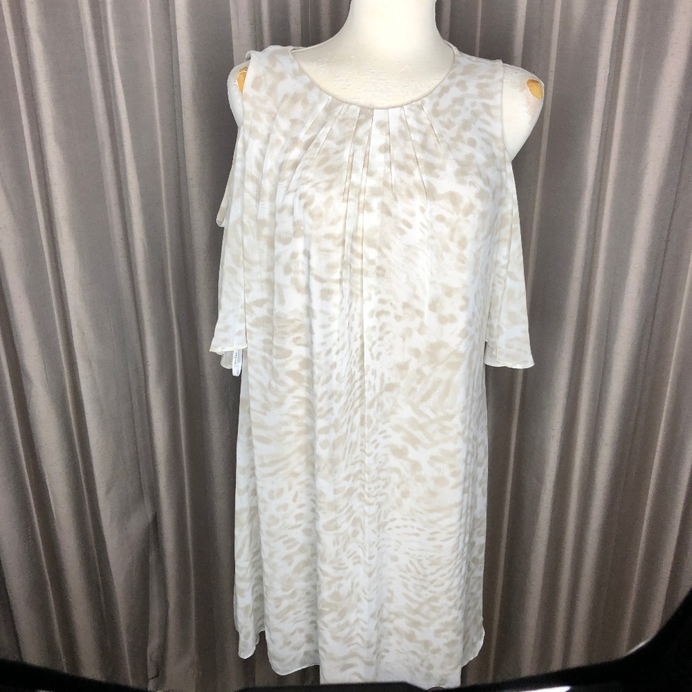 CALVIN KLEIN COLD SHOULDER DRESS`SZ.16 NEW!